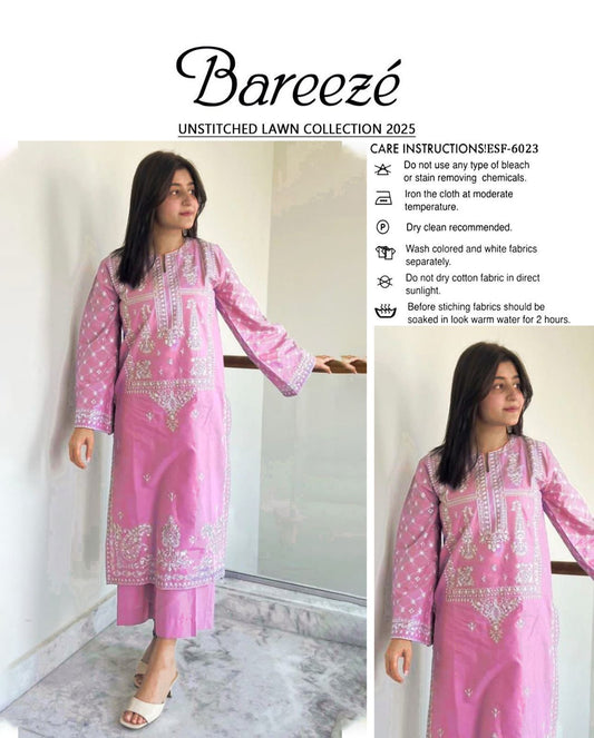 UMZAY LAWN FANCY EMBROIDED 2PC