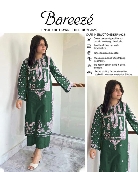 UMZAY LAWN FANCY EMBROIDED 2PC