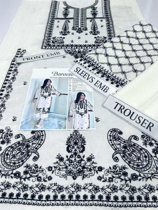UMZAY LAWN FANCY EMBROIDED 2PC